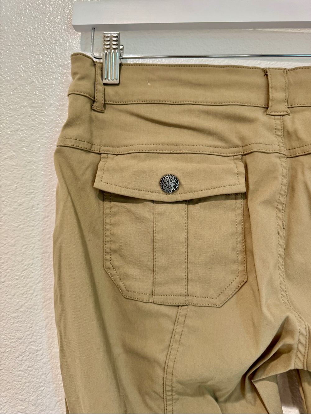 Prana Monarch Convertible Pants Khaki Tan Stretch Zion Zip Off Hiking Cargo 8 - Picture 6 of 10
